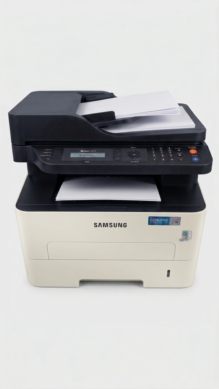 Collaudo ADF Samsung Xpress M2675F dopo la riparazione