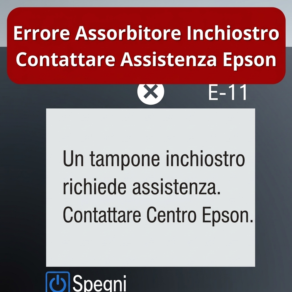 Errore assorbitori pieni stampante Epson